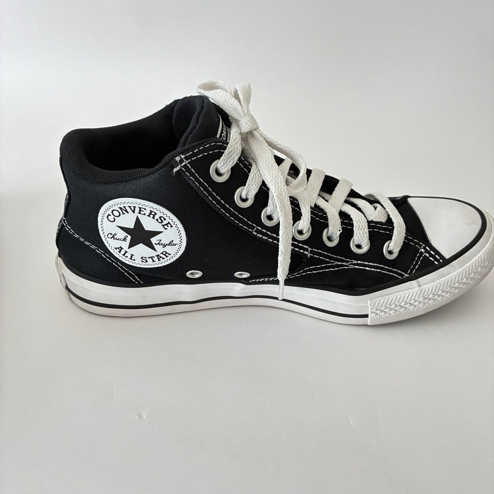 Converse Chuck Taylor All Star Malden Street Mid Canvas Sneakers Black Men's 7 - Picture 8 of 13